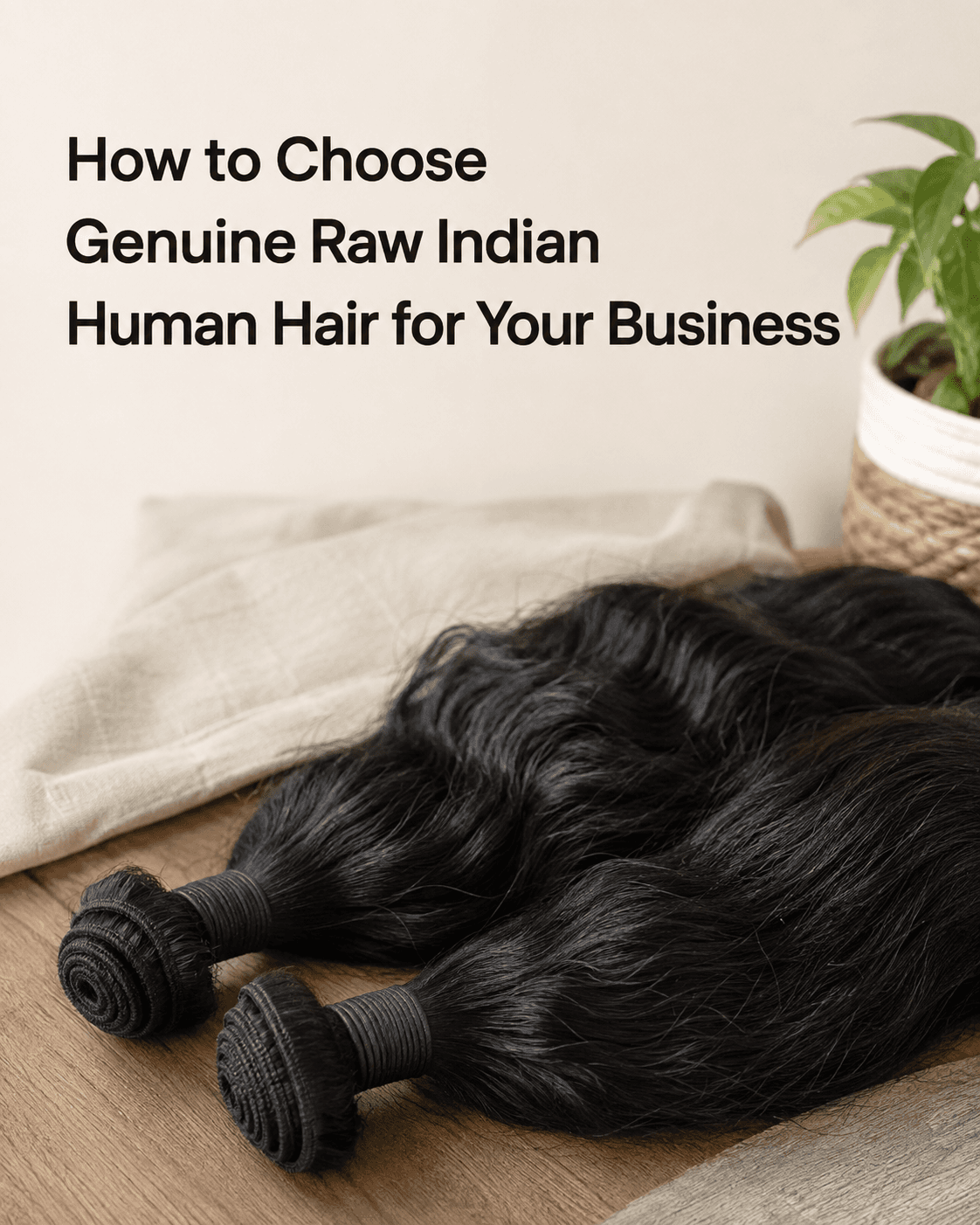 How to Choose Genuine Raw Indian Human Hair for Your Business