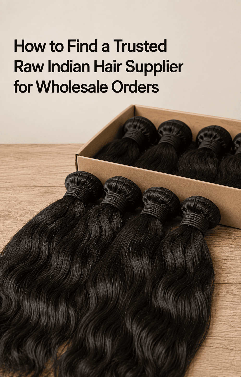 How to Find a Trusted Raw Indian Hair Supplier for Wholesale Orders