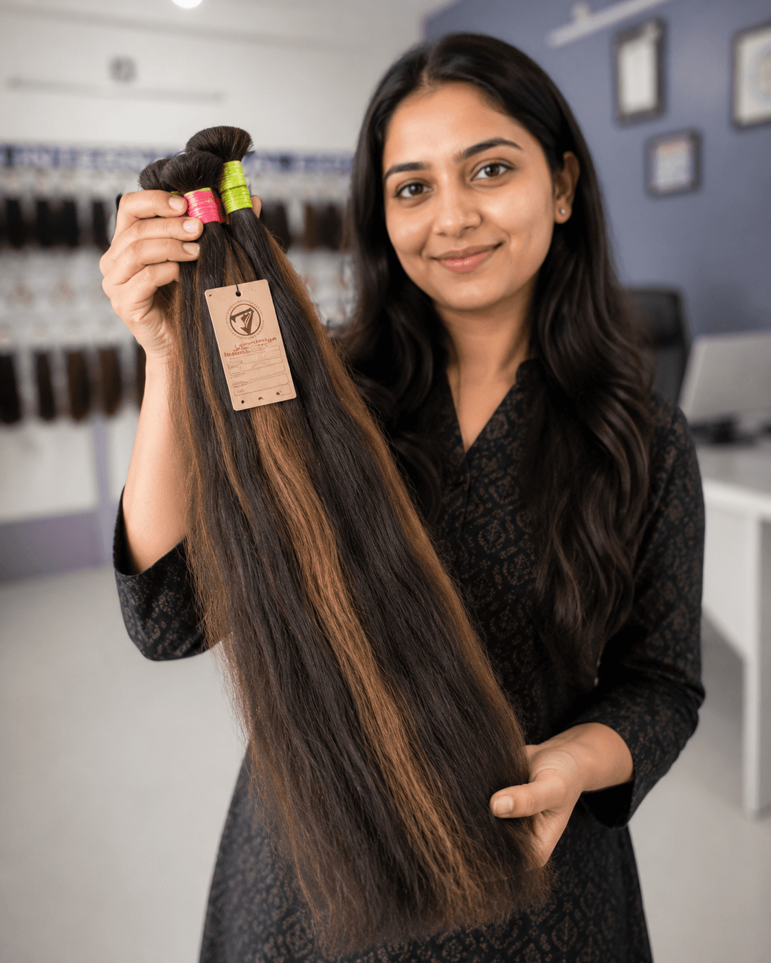 Raw Virgin Temple Hair – 100% Raw Indian Human Hair
